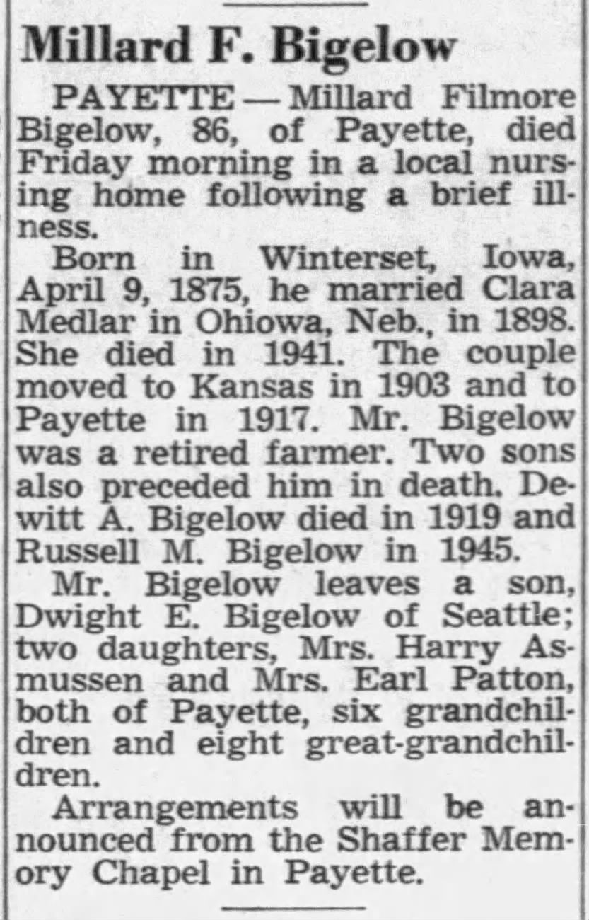 millard obit
